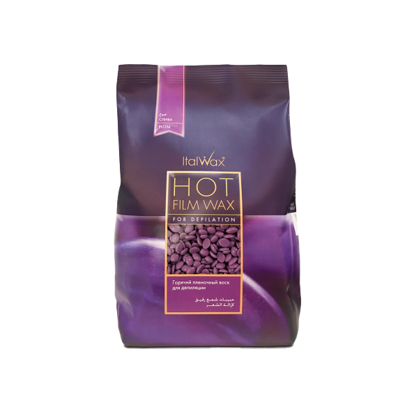 Воск горячий в гранулах ItalWax Сливовый: 1000 г - 500 г - 0₴