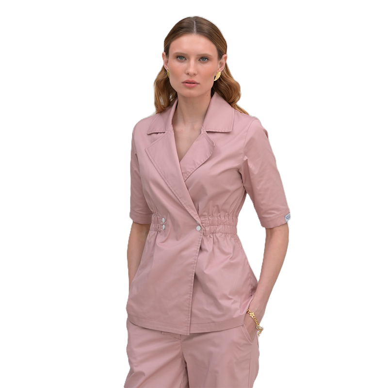 Медицинский женский топ 148 пудра