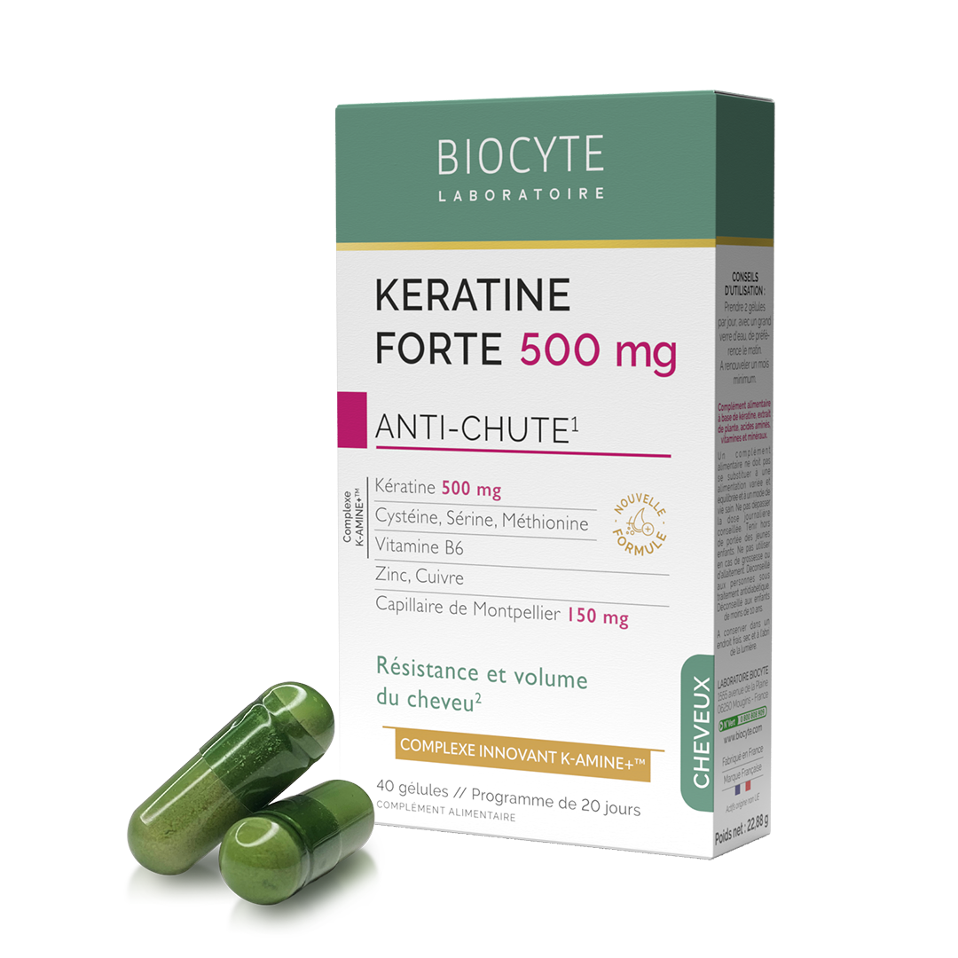 KERATINE FORTE 500MG AC NEW: 40 капсул - 1584₴