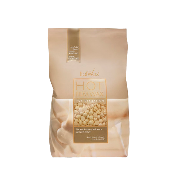 Воск горячий в гранулах ItalWax Белый шоколад: 500 г - 1000 г - 0₴
