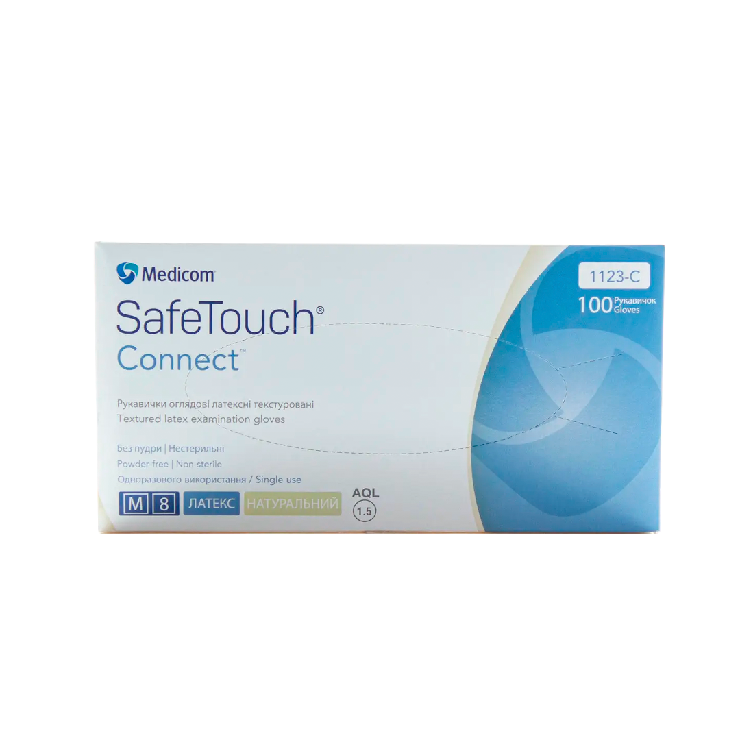 Перчатки латексные б/п MEDICOM Light (100 шт.) XS - S - M - L от производителя