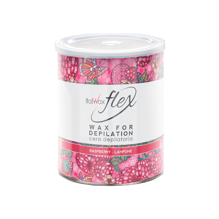 Воск в банке ItalWax Flex Малина: 800 мл - 400 мл - 0₴