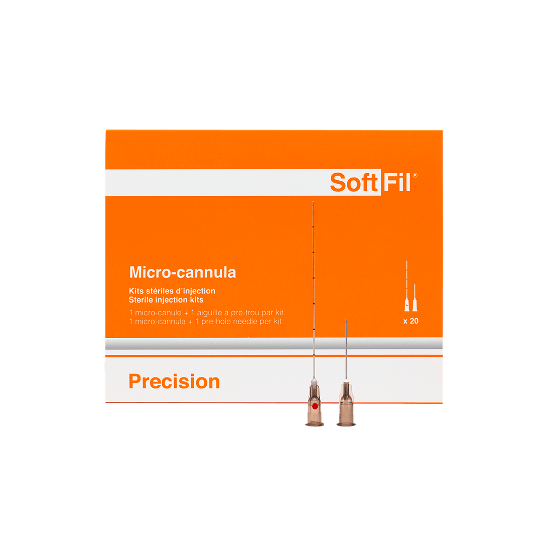 Микро-канюля SoftFil Precision - 22G 70mm XL+22G*25mm needle: 1 шт 