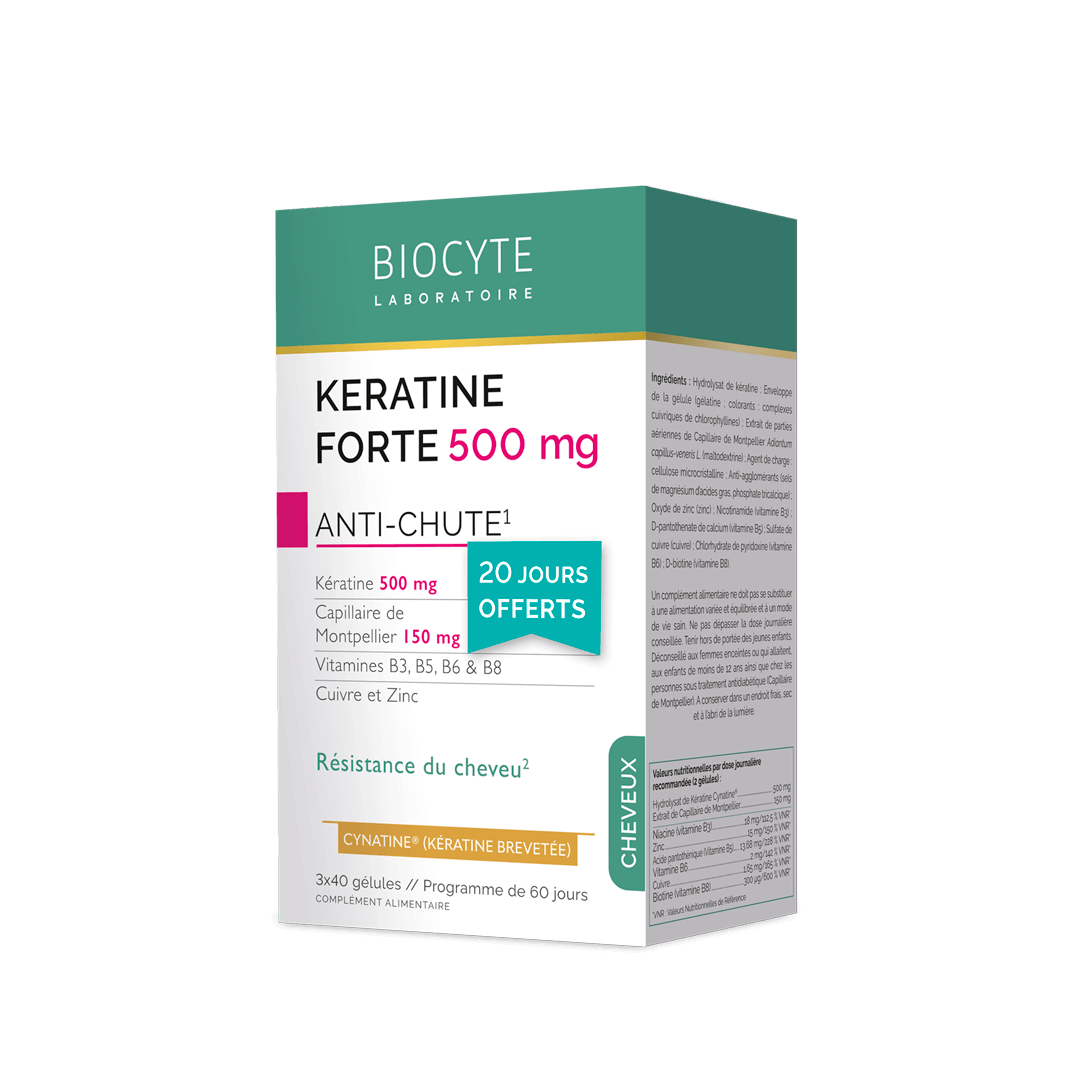 Keratine Forte Anti-Chute: 120 капсул - 40 капсул - 3476,25₴