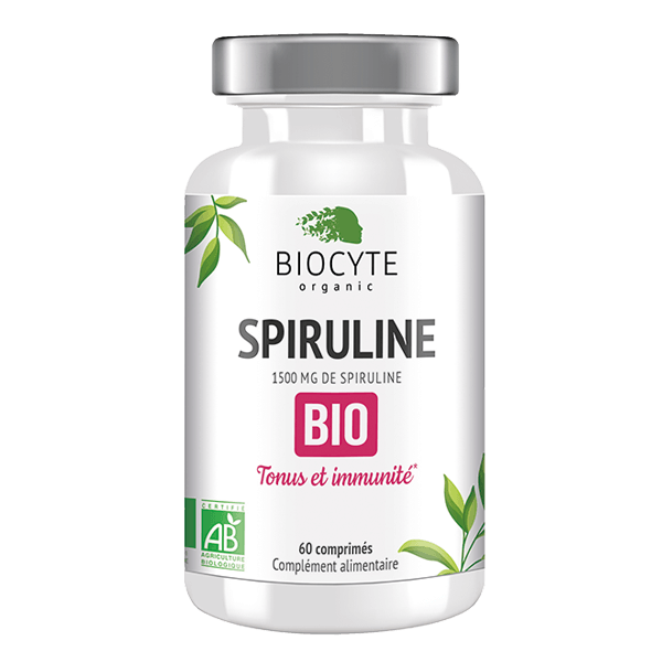 Biocyte Spiruline Bio 60 капсул: В кошик BIOSP01.6253443 - цена косметолога