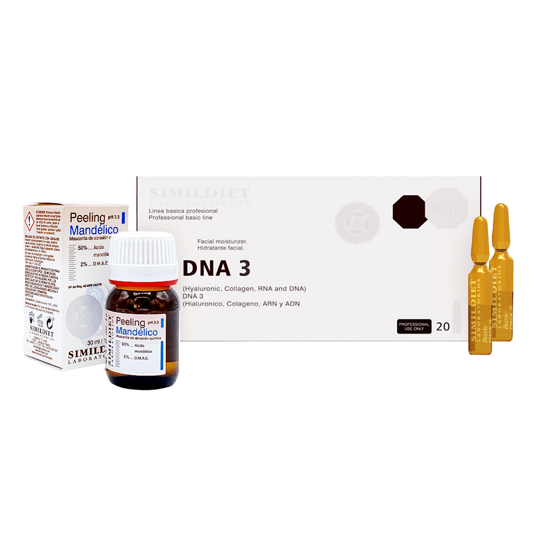 Набір DNA3 з ГК 1% 2ml 1 уп + Mandelico peel 30ml 1 набір від виробника