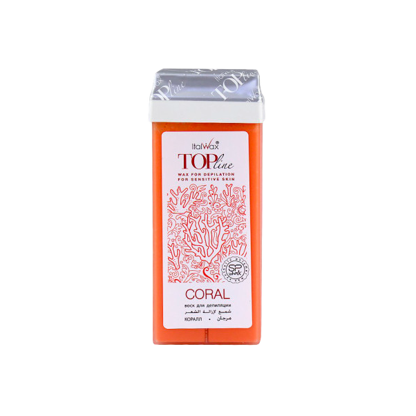 Віск в касеті ItalWax Top Line Корал: 100 мл 