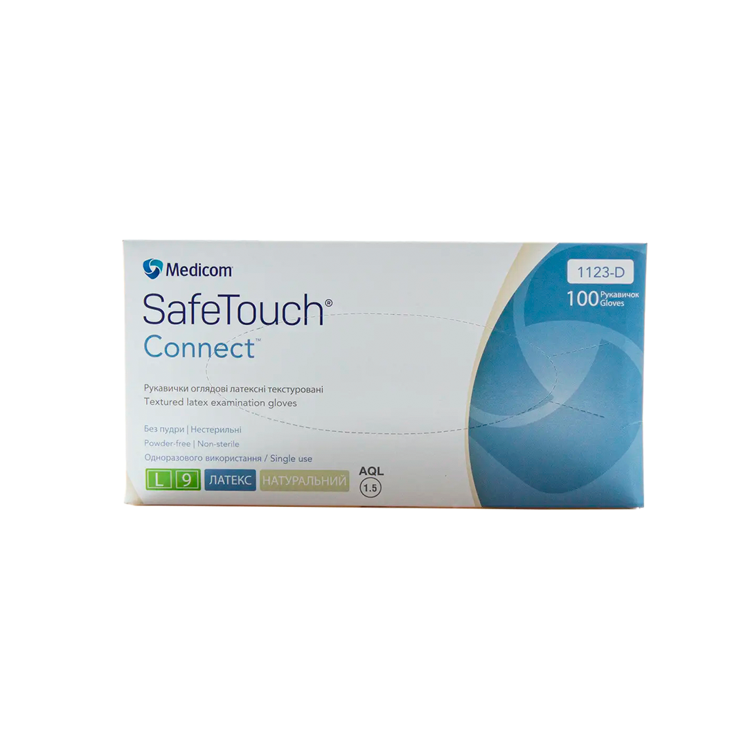 Перчатки латексные б/п MEDICOM Light (100 шт.) XS - S - M - L от производителя