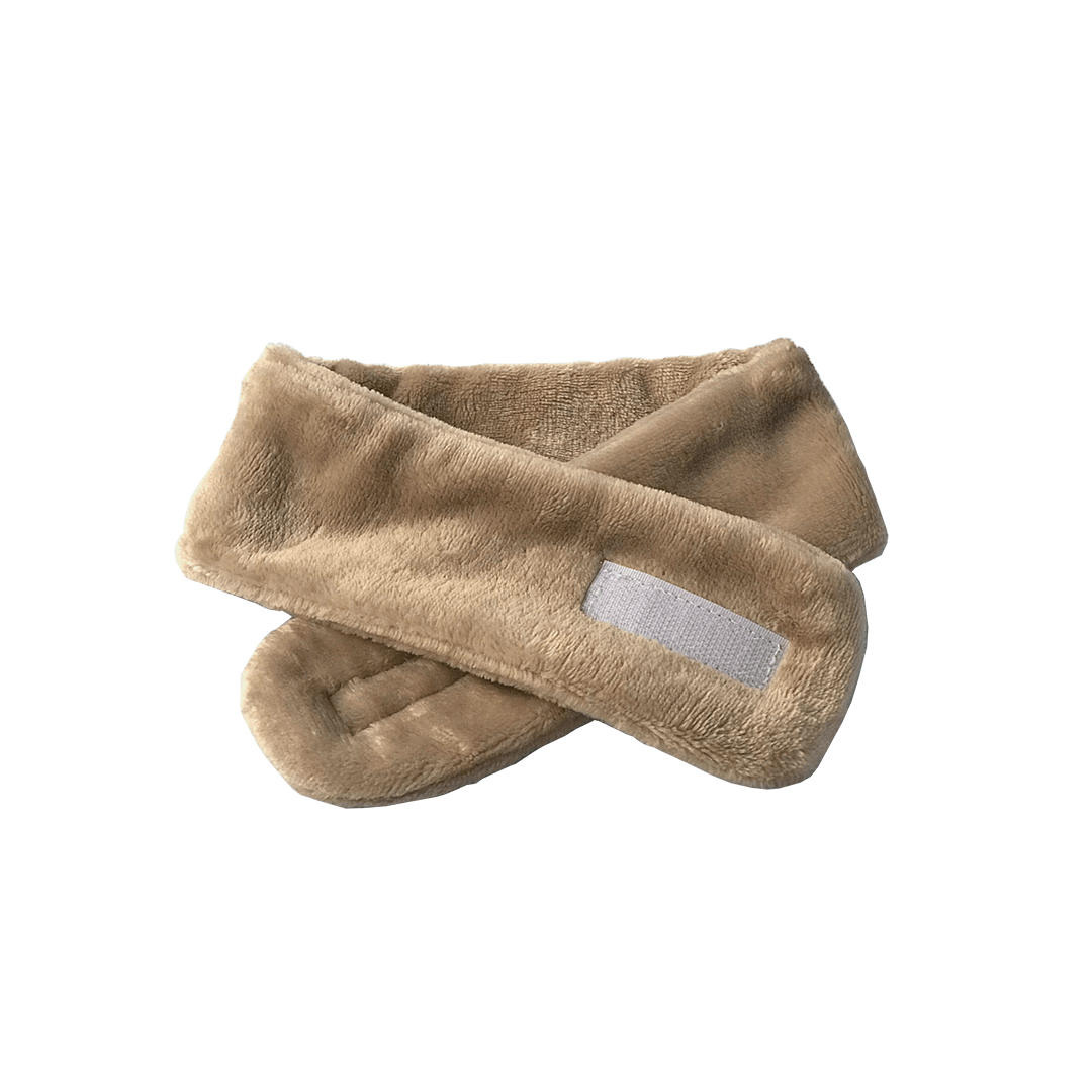 Косметическая повязка на голову с липучкой бежевая 1 шт. от производителя