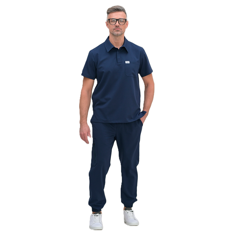 Медицинский мужской костюм 50471 S нави