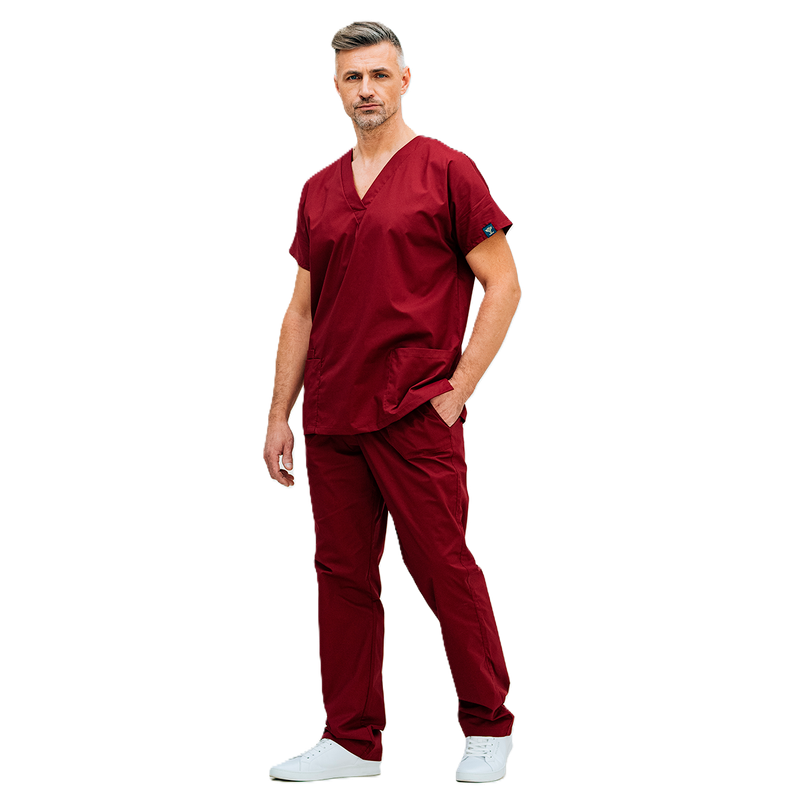 Медичний костюм 0181S бордо