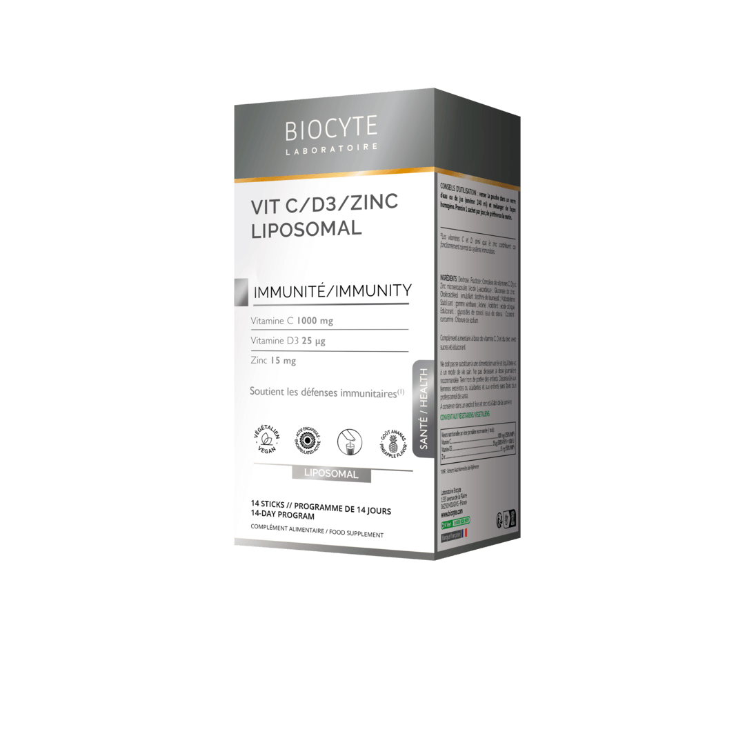 Biocyte VITAMINE C-D3-ZINK LIPOSOMAL: 14 стіків
