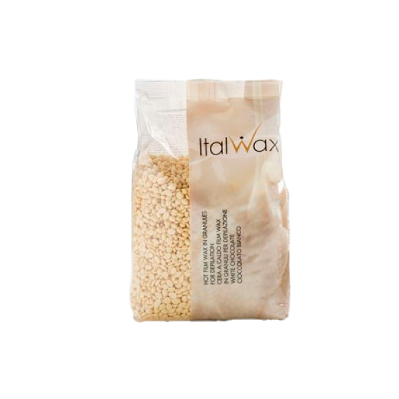 Воск горячий в гранулах ItalWax Белый шоколад: 1000 г - 500 г 