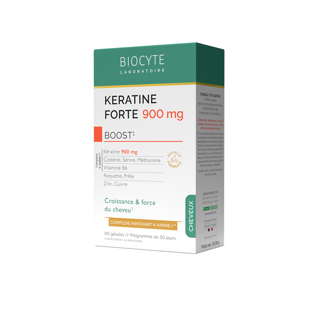 Biocyte KERATINE FORTE 900MG BOOST PACK: 120 капсул - 60 капсул