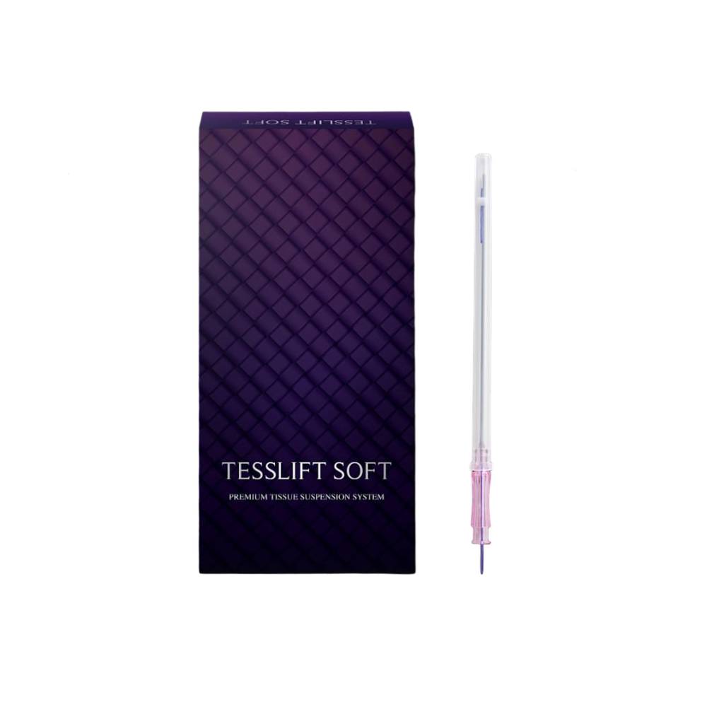 Набір TESSLIFT SOFT V-DERM (10 ниток) + Бандаж + канюля SoftFil 18G 70mm + 18G*40mm голка 1 шт. від виробника