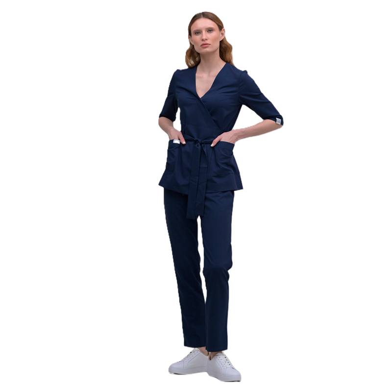 Медицинский женский костюм 41296 S нави