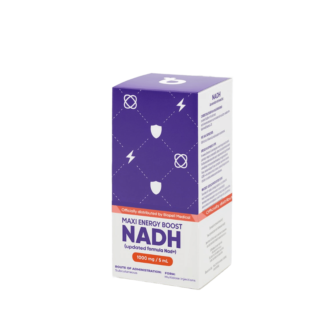 MAXI ENERGY BOOST NADH (1000mg/5ml): 5 мл - 27540₴