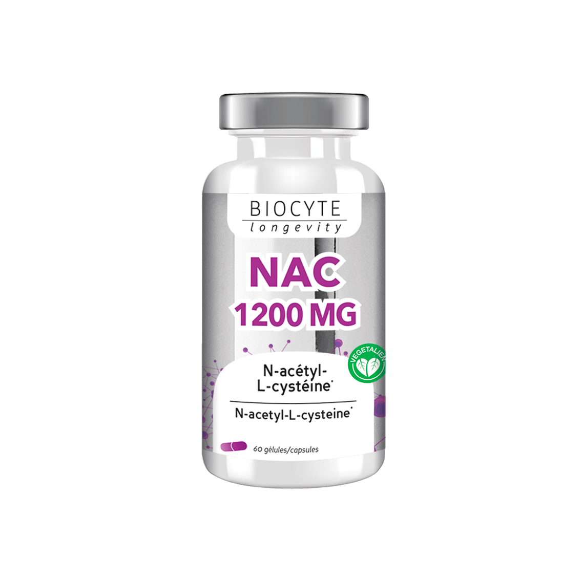 NAC 1200MG: 60 капсул - 1152₴