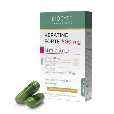 KERATINE FORTE 500MG AC NEW: 40 капсул - 1782₴