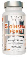 Biocyte 5 GINSENG FORTE 40 капсул: В кошик LONGI01.6035971 - цена косметолога