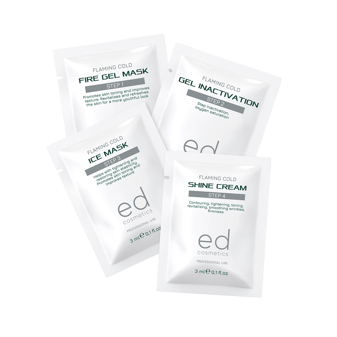 Набор FLAMING COLD 4 х 3 ml - 4 х 15 мл - 4 х 50 ml - (4 х 3 мл) 10 шт. от производителя