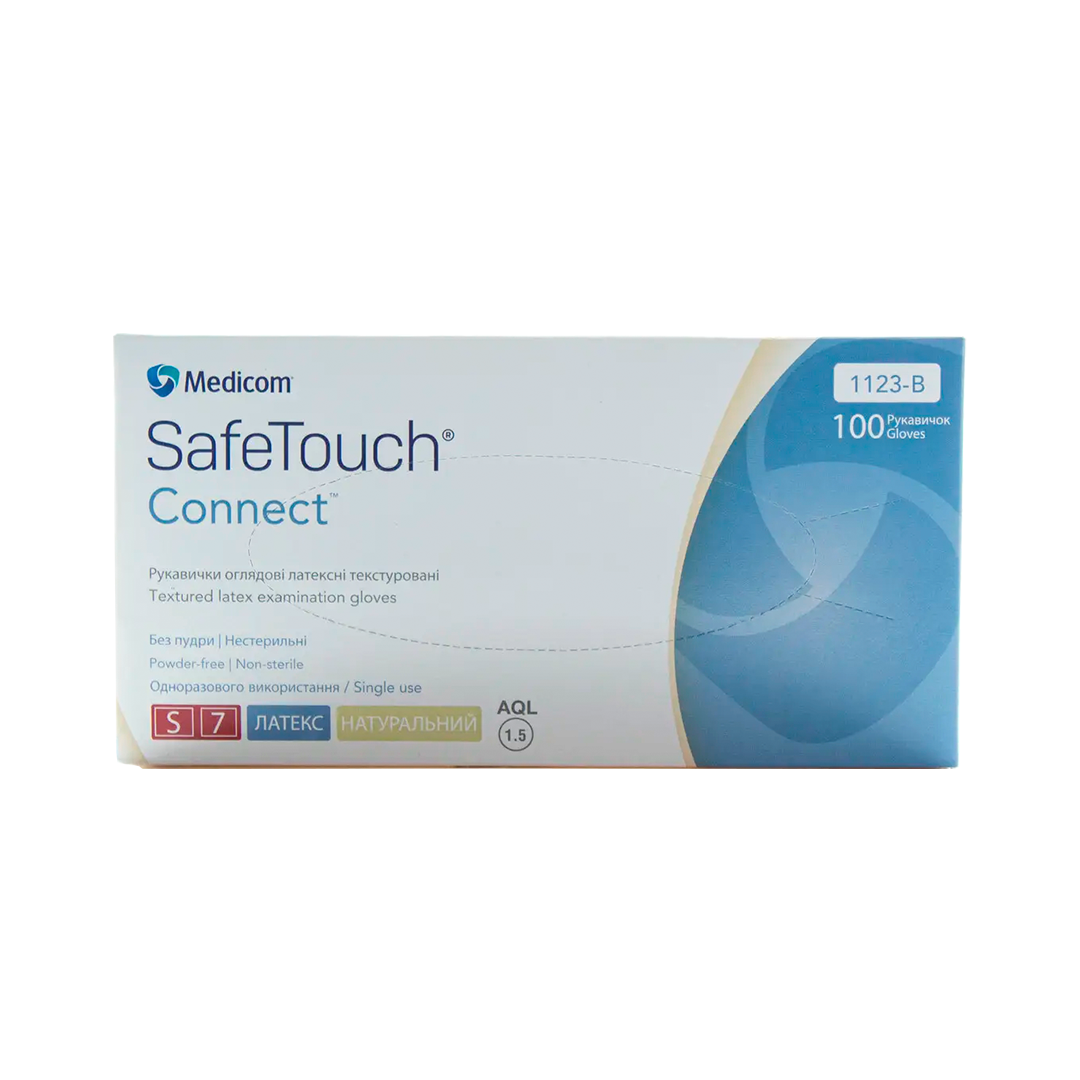 Перчатки латексные б/п MEDICOM Light (100 шт.) XS - S - M - L от производителя