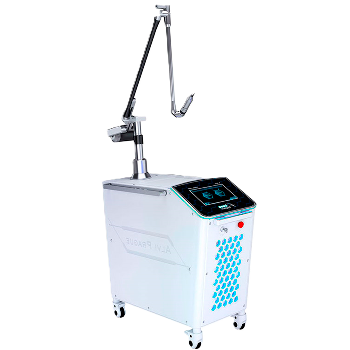 Апарат TL-600 Pulsar Neo (лазер для видалення тату): Червоний - Білий 