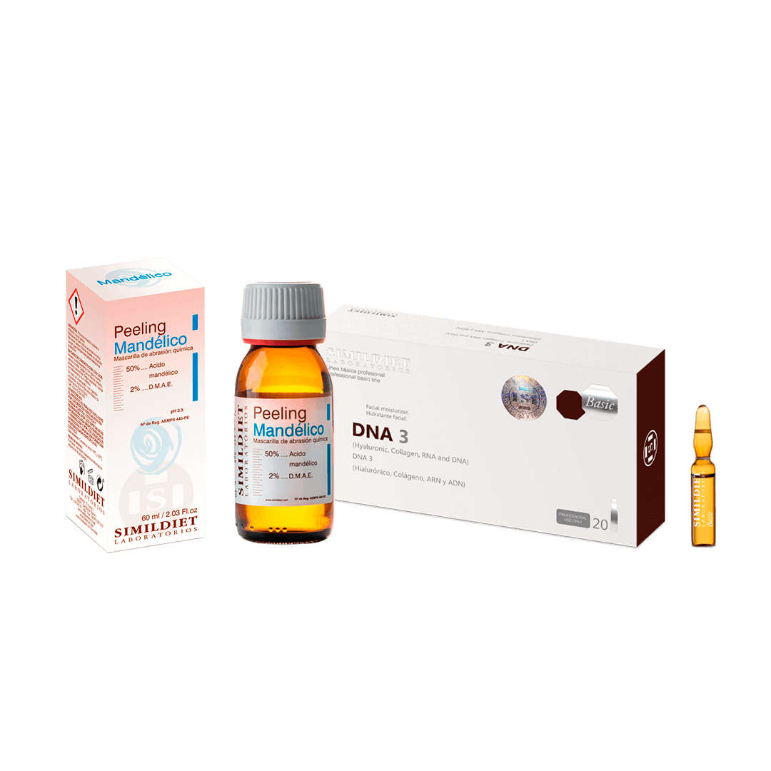 Набор DNA3 с ГК 1% 2ml 1 блистер + Mandelico peel 60ml: 1 набор 