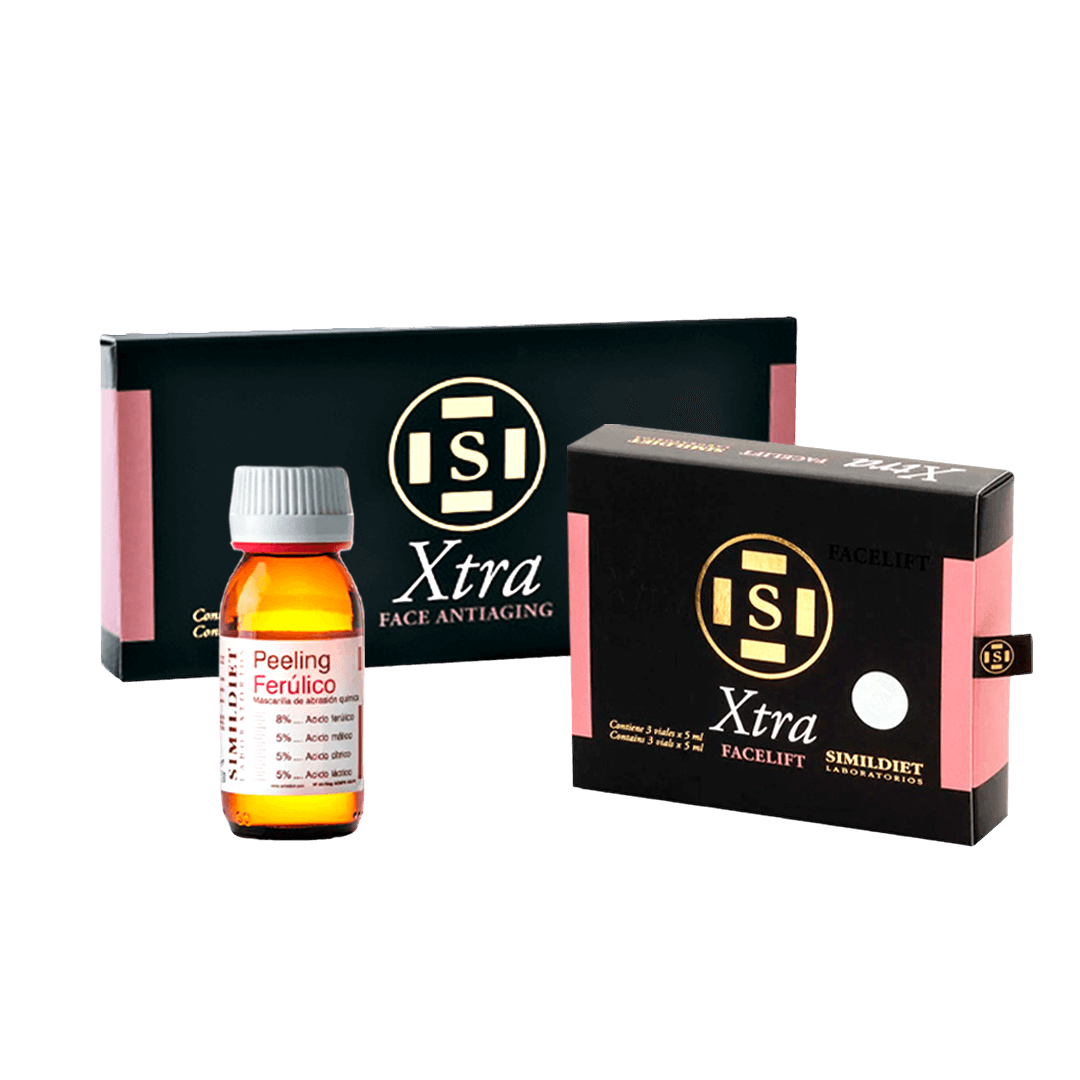 Simildiet Набір Face Lift XTRA 5ml + Face antiaging XTRA 5ml + Ferulico Peel 60ml: 1 набір