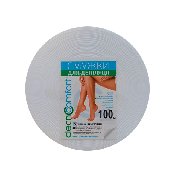 Бумага Рулон CleanComfort (пл.70) для депиляции: 100 м - 0₴