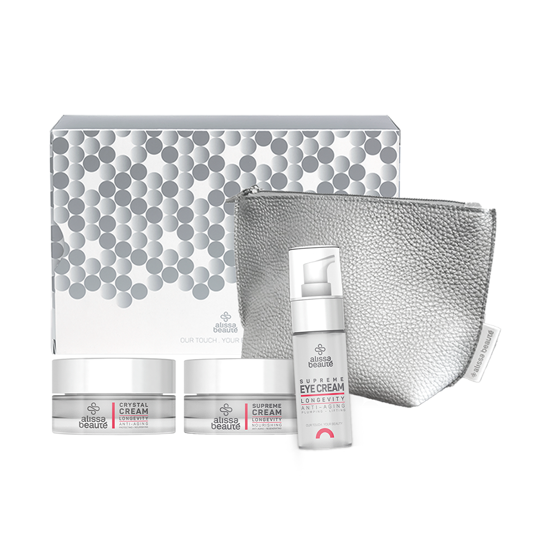 Набор Alissa Beaute LONGEVITY с косметичкой: 1 набор - 4950₴