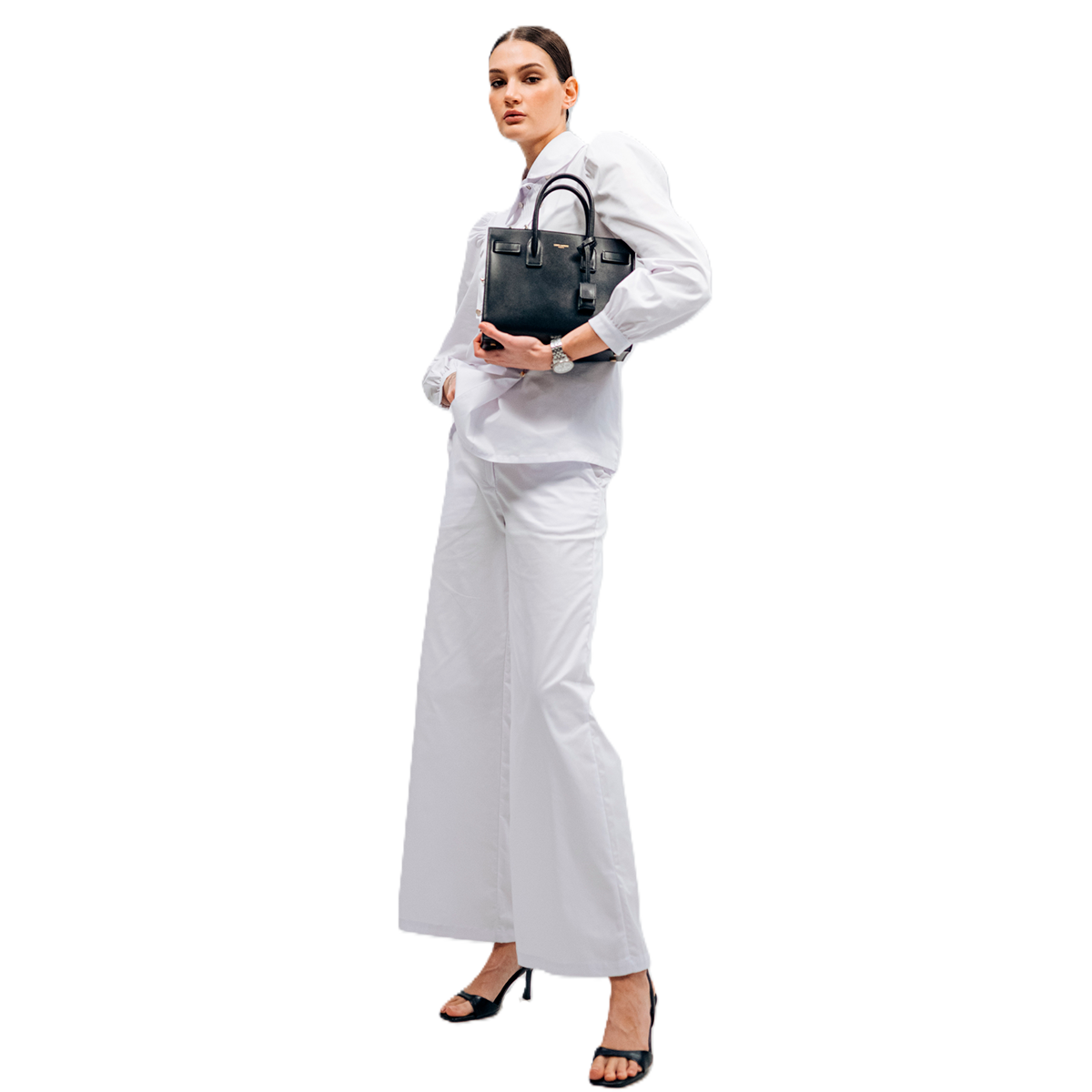 Медицинские женские брюки 97 белый 50 / L - 48 / M-L - 46 / M - 42 / S - 40 / XS от производителя