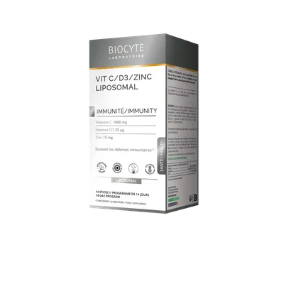 VIT C-D3-ZINK LIPOSOMAL: 14 стіків - 1540,76₴