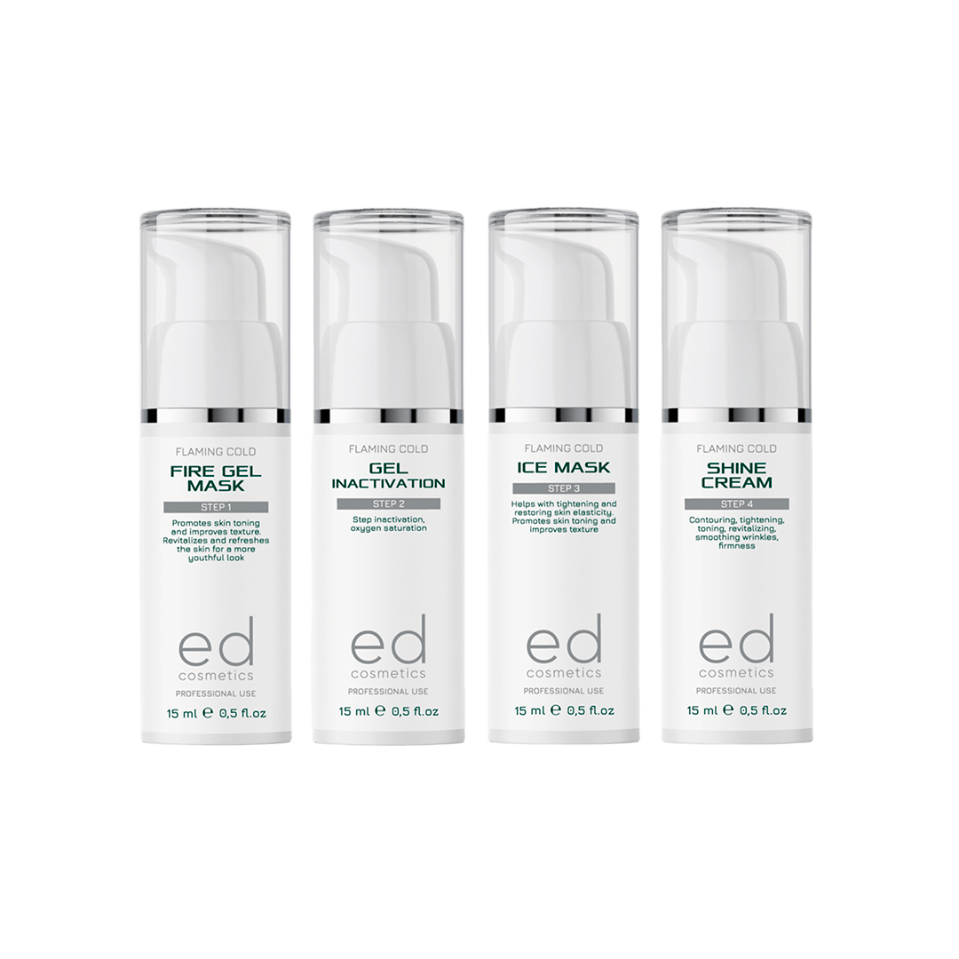 Набор FLAMING COLD 4 х 3 ml - 4 х 15 мл - 4 х 50 ml - (4 х 3 мл) 10 шт. от производителя