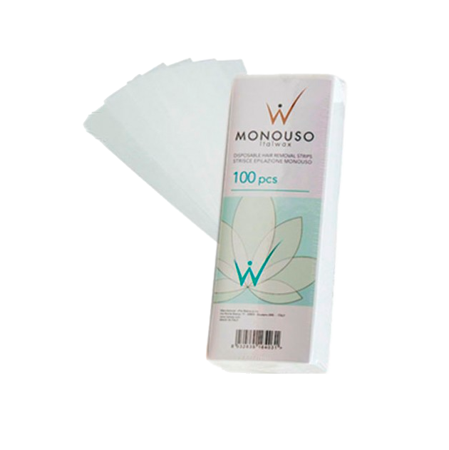 Бумага ItalWax (пл.100) полоски для депиляции: 100 шт - 0₴