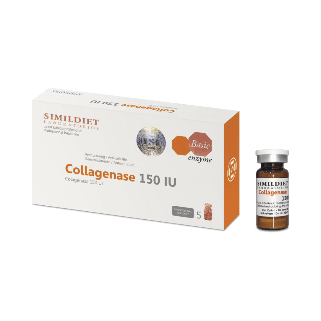 Collagenase 150 IU: 1 fiolka 