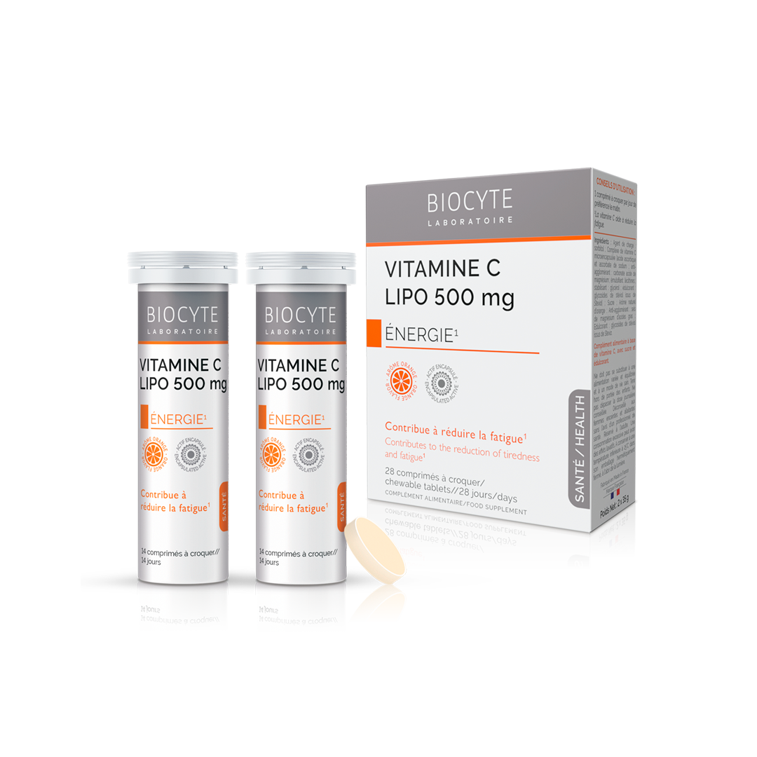VITAMINE C LIPO 500mg, 28 chewable tablets