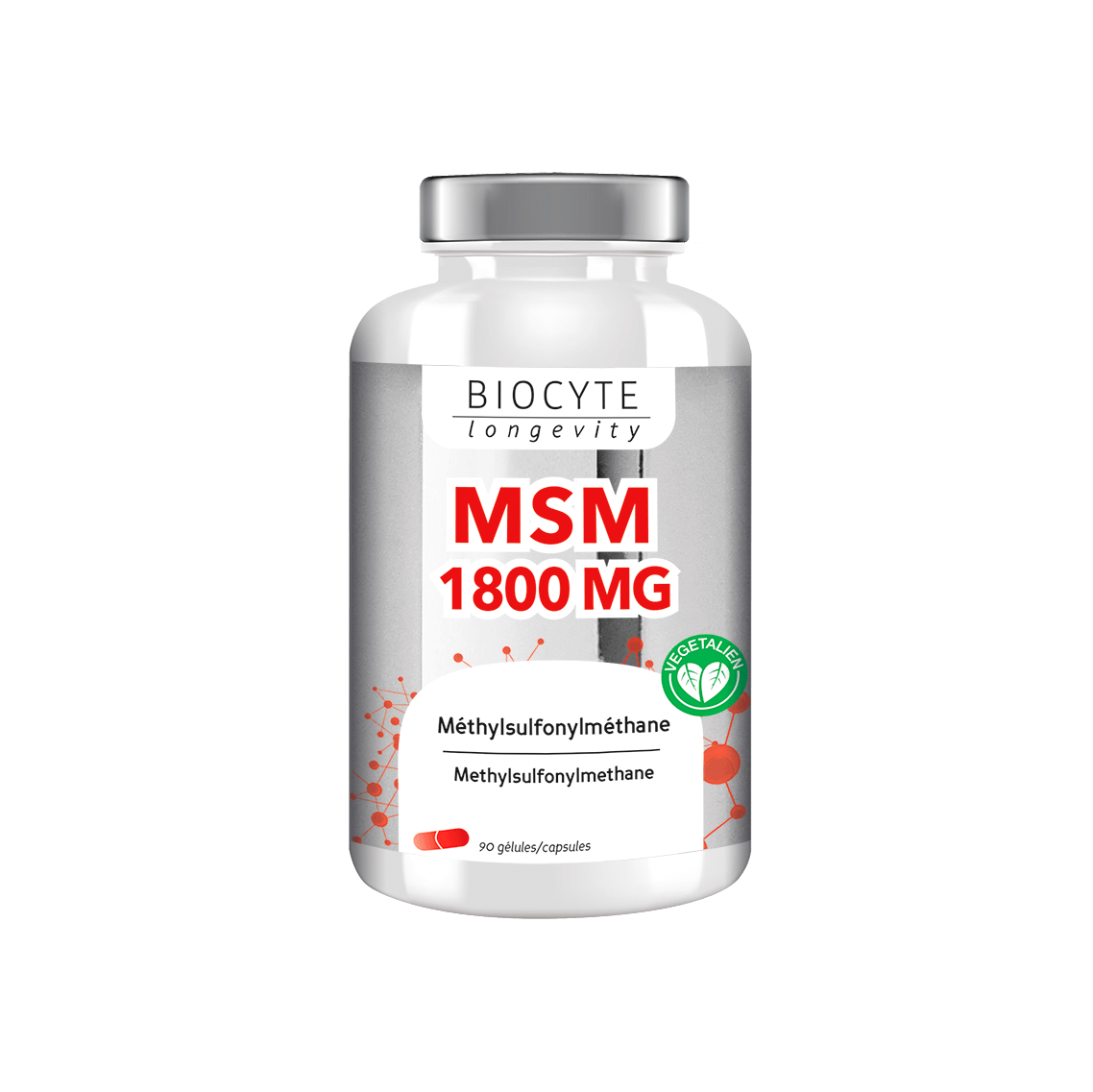 MSM 1800MG: 90 капсул - 1365₴