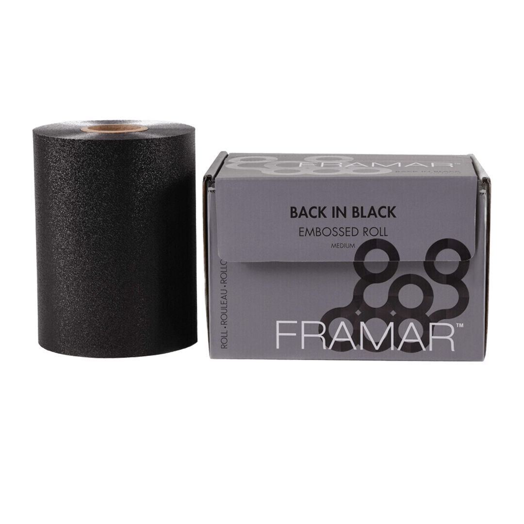 Textured Foil – Black - BACK IN BLACK, role 97 m