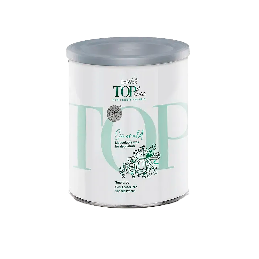 Воск в банке ItalWax Top Line Изумруд: 800 мл - 0₴