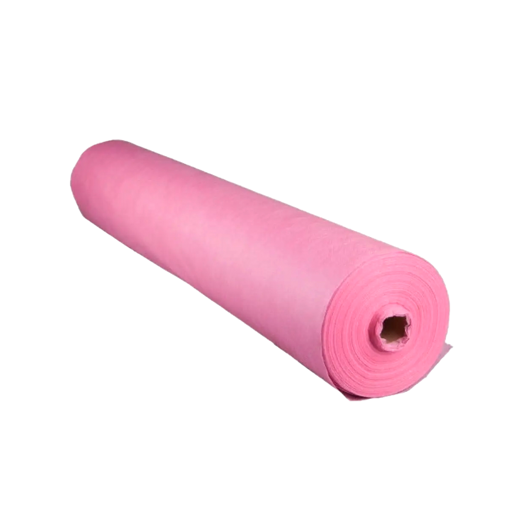 Простыня спанбонд 0,8м х 100м Розовый - Белый - Черный от производителя